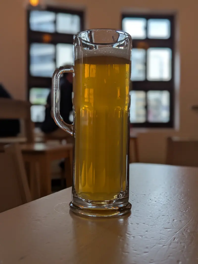 Beer pour at Mikkeller