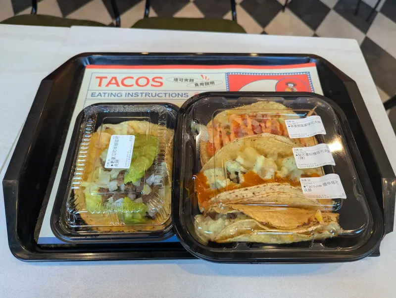 4 tacos at TacoJoe
