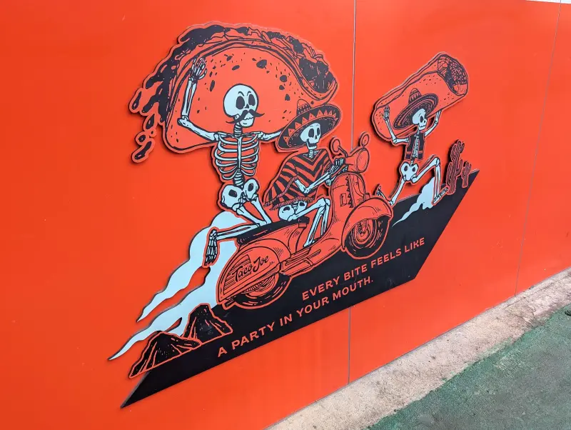 TacoJoe outside display