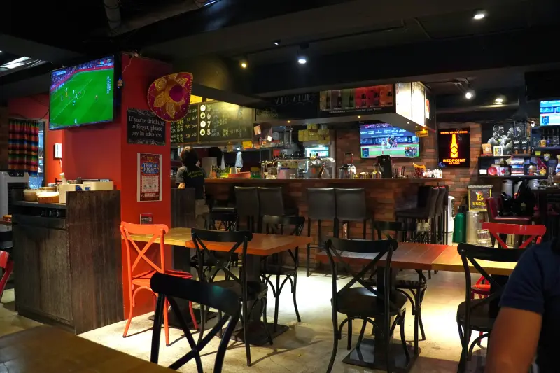 Inside of Eddy's Cantina