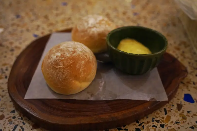 Bread and dip at Waterfront