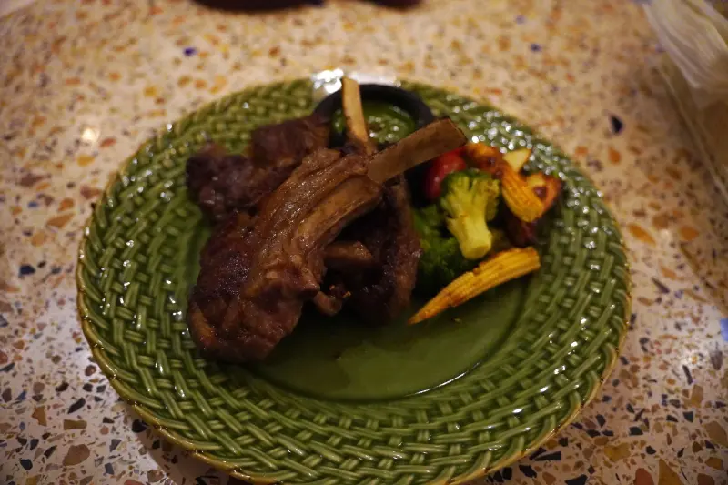 Lamb chops at Waterfront