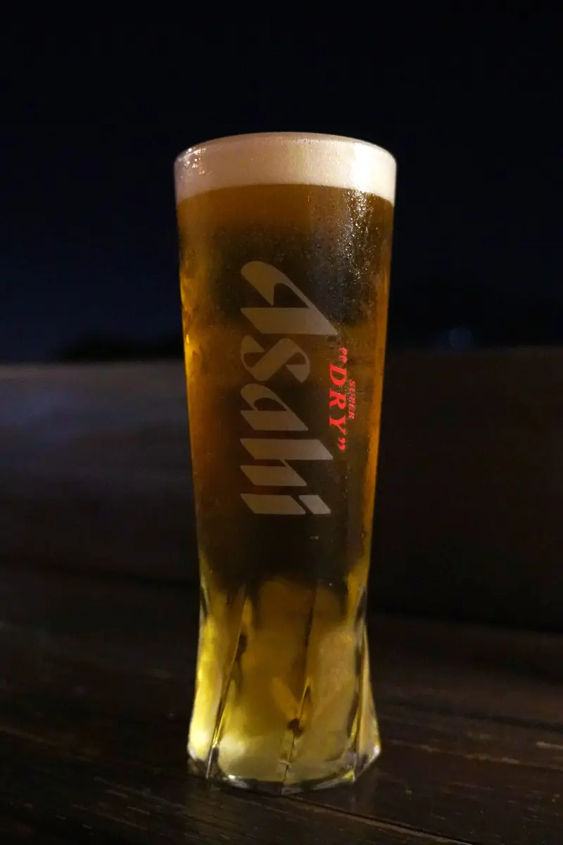 Asahi draft at Bar Salix